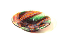 Design Glasschale Märchendom aus Fusingglas