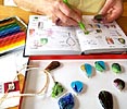 Entwurfserstellung von unserem Schmuck aus Glas - Glasatelier Schlieker