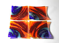 Glasschalen mit Firmenlogo - Stahlwerk Thüringen