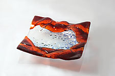 Schalen aus Glas mit Firmenlogo - Stahlwerk Thüringen