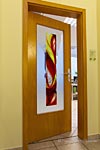 Edles Glasdesign für Innentüren - Glasatelier Schlieker